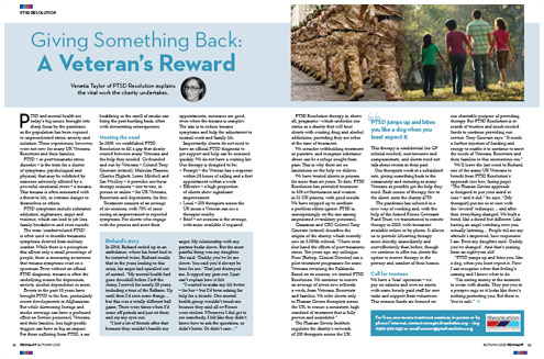 Giving Something Back: A Veteran's Reward - Pennant Magazine